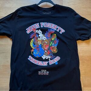 John Fogerty Official Travelin' Band Tour 2022 Concert T-Shirt